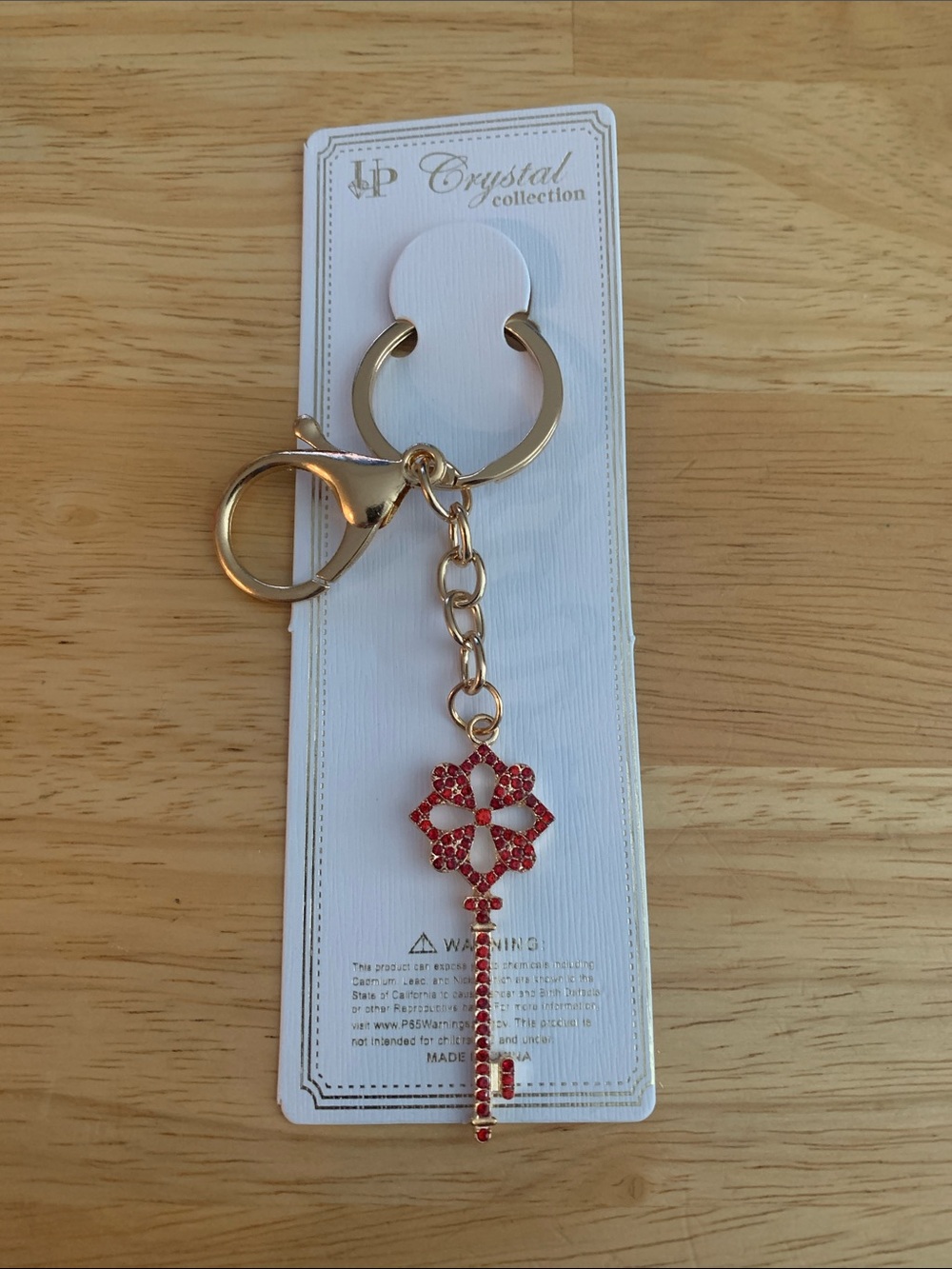 Key Shape Bag Charm